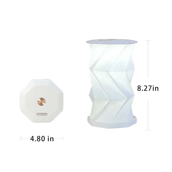Portable foldable cordless USB rechargeable LED lantern