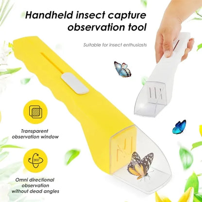 Quick release insect catching observer tool bug catcher