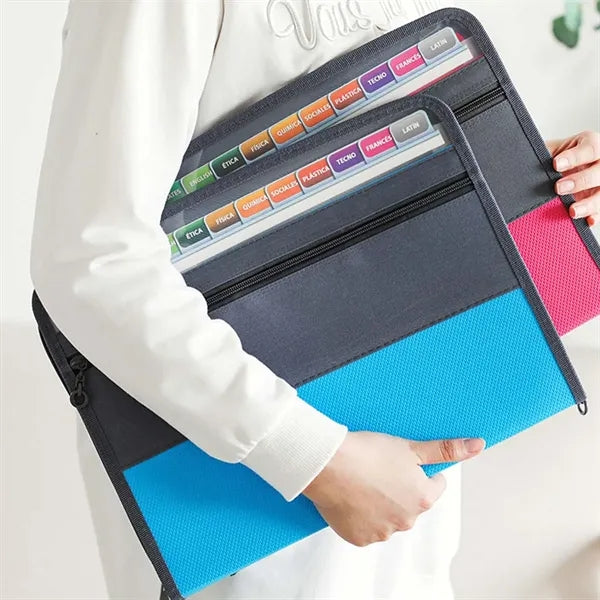 College office expanding zipper accordion file organizer