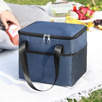 Portable picnic leakproof large insulated cooler lunch bag