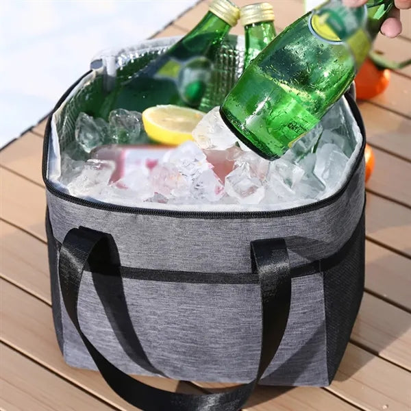 Portable picnic leakproof large insulated cooler lunch bag