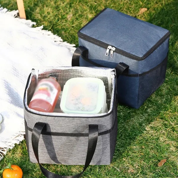 Portable picnic leakproof large insulated cooler lunch bag