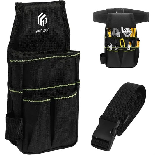 Multi portable adjustable work tool belt pouch organizer bag