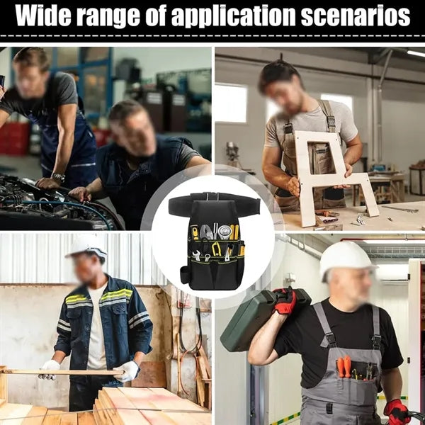 Multi portable adjustable work tool belt pouch organizer bag