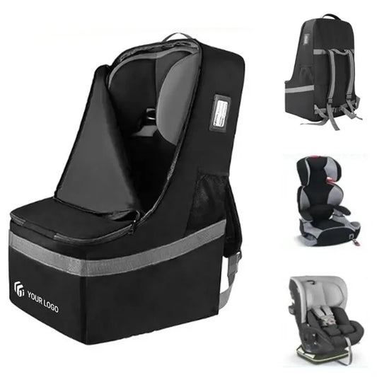 Heavy duty airplane padded car seat travel bag backpack