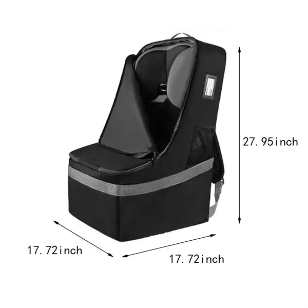 Heavy duty airplane padded car seat travel bag backpack