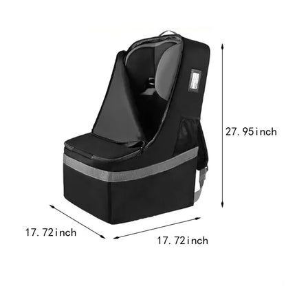 Heavy duty airplane padded car seat travel bag backpack