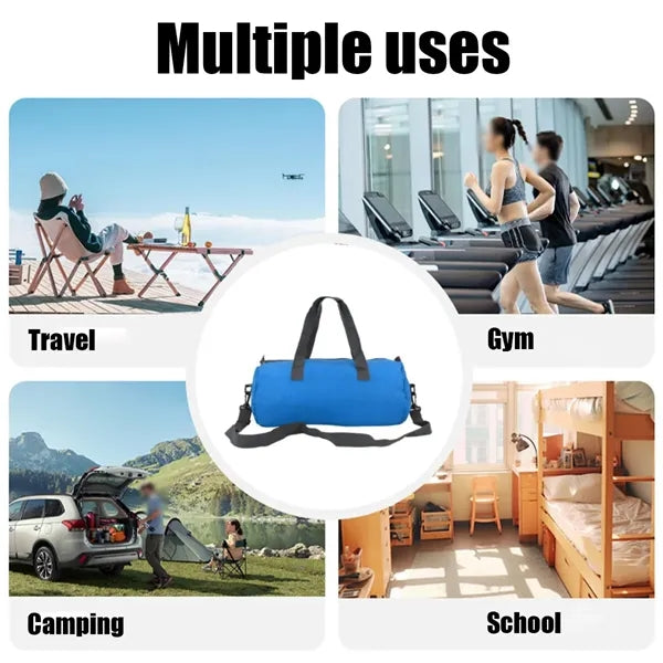 Large capacity foldable travel camping gym duffle tote bag