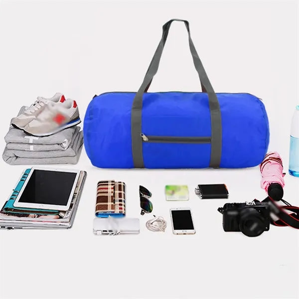 Multipurpose large foldable compact camping gym duffel bag