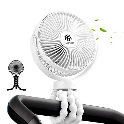 Baby travel essential portable flexible clip on stroller fan