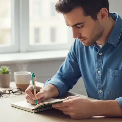 Kraft Paper A5 Notebook With Pen