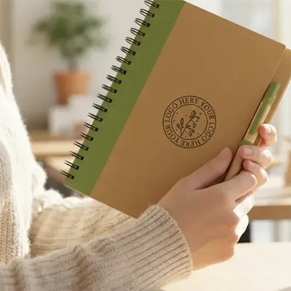 Eco Spiral Notebook & Pen
