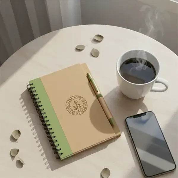 Eco Spiral Notebook & Pen