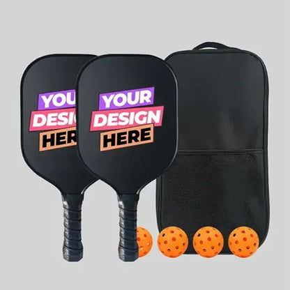Carbon Fiber 3K-T700 Pickleball Paddle Set