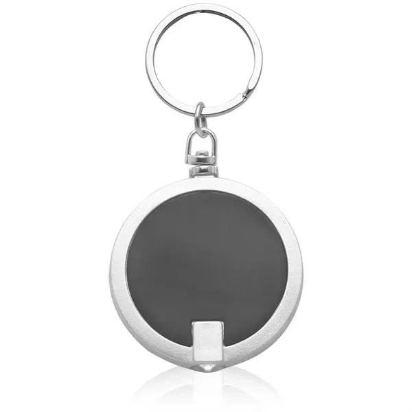 Round LED Keychain