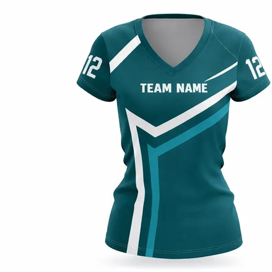 Women's Siding Mesh Fanwear Football Jersey (Sublimated)