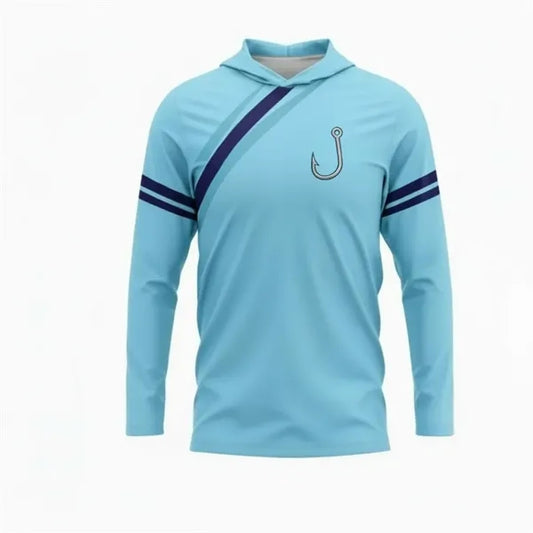 Unisex Sublimated SolarProtect Long Sleeve Hooded T-Shirt