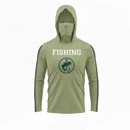 SolarProtec Sublimated Long Sleeve Hooded T-Shirt with Gaite