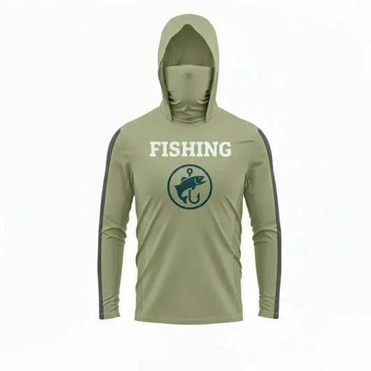 SolarProtec Sublimated Long Sleeve Hooded T-Shirt with Gaite