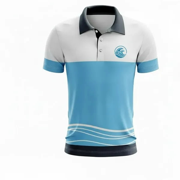 Unisex Sublimated SolarProtect Short Sleeve Polo T-Shirt