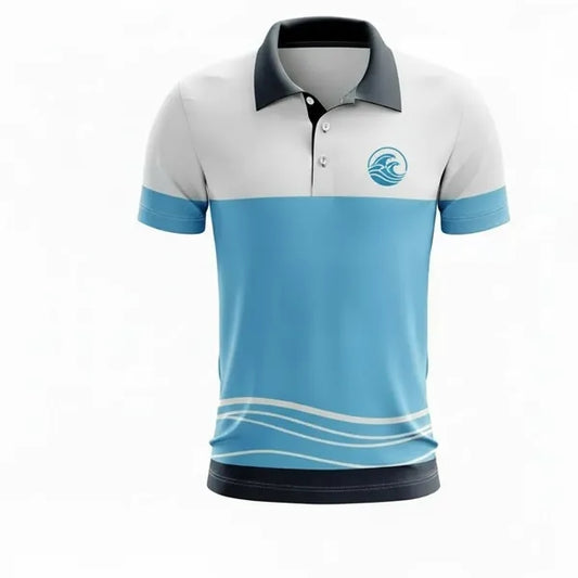 Unisex Sublimated SolarProtect Short Sleeve Polo T-Shirt