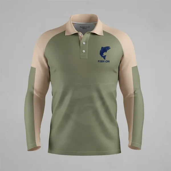SolarProtect Long Sleeve Polo T-shirt Unisex Sublimated