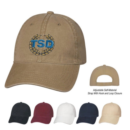 Washed Cotton Unstructured Cap