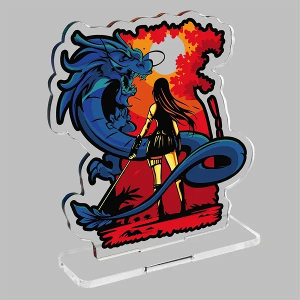 Acrylic Standee with slotted base