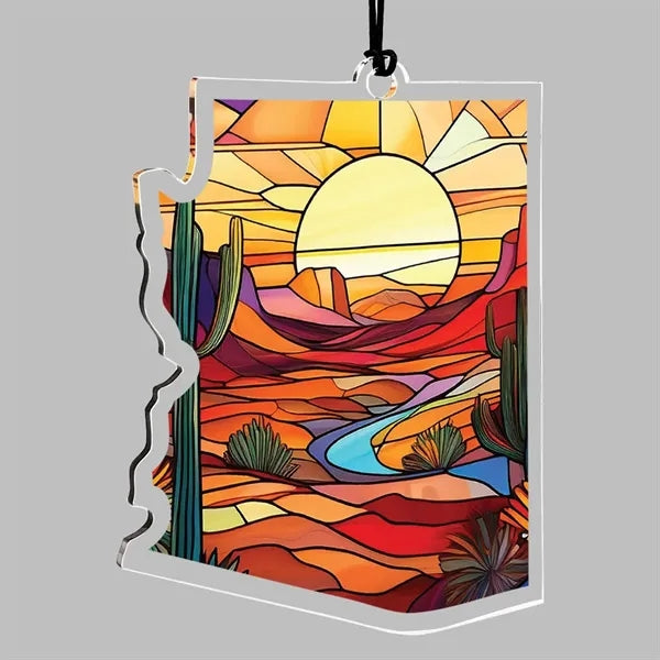 Acrylic Rearview Mirror Charm