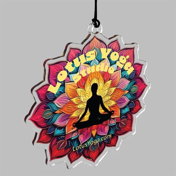 Acrylic Rearview Mirror Charm