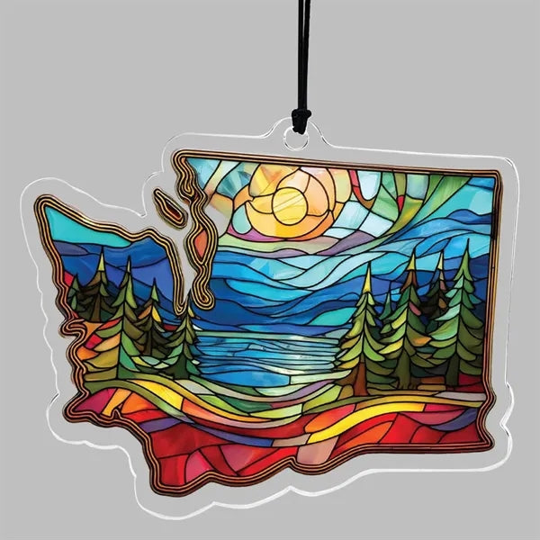 Acrylic Rearview Mirror Charm