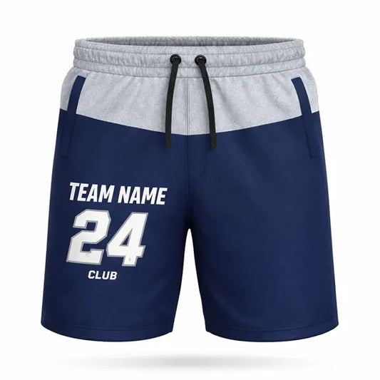Men's Full Color Training Shorts With Pockets