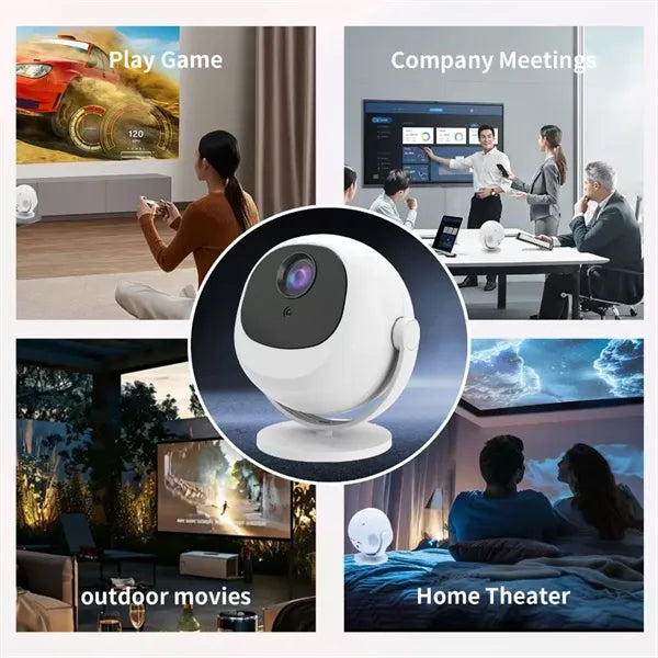 Home Theater & Small Gathering Spherical Portable Projector