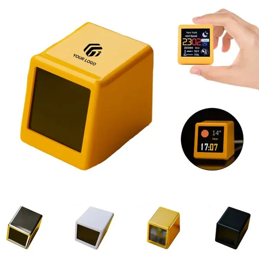 Creative gift weather temperature display mini digital clock