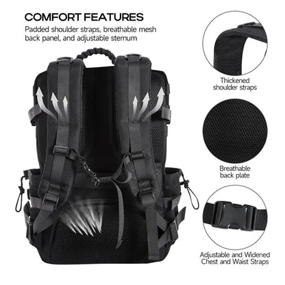 Molle System Tactical Military Backpack with Shoe Storage