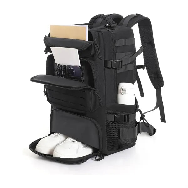 Molle System Tactical Military Backpack with Shoe Storage