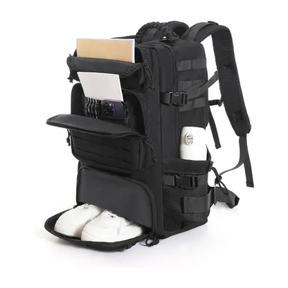 Molle System Tactical Military Backpack with Shoe Storage