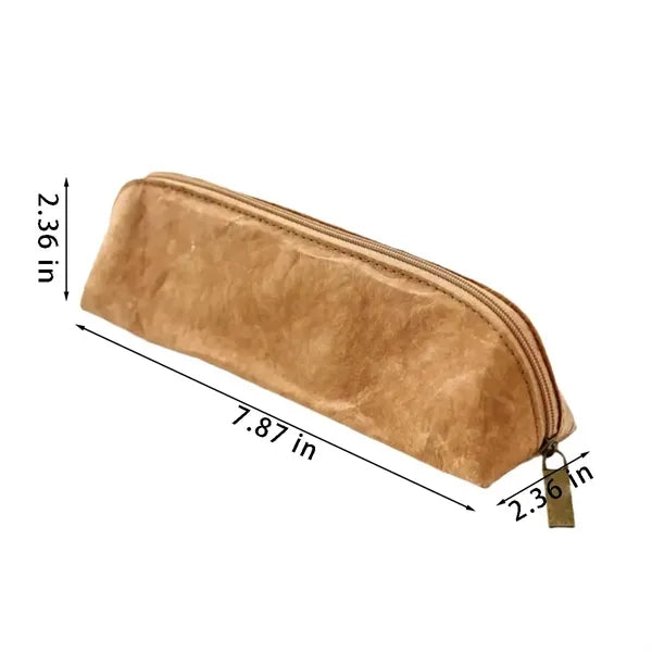 Office school retro dupont paper pen pouch pencil case