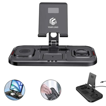Multiple devices wireless charger 4 in 1 charging station