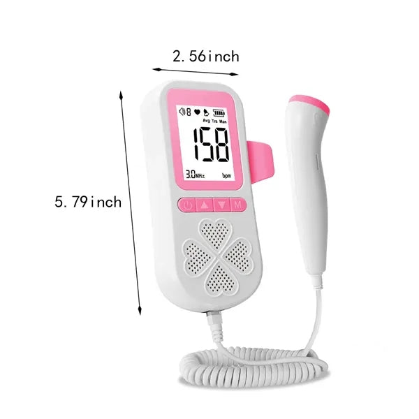 High-quality accurate home digital fetal heart rate monitor