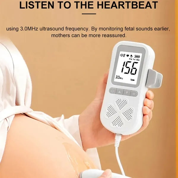 High-quality accurate home digital fetal heart rate monitor