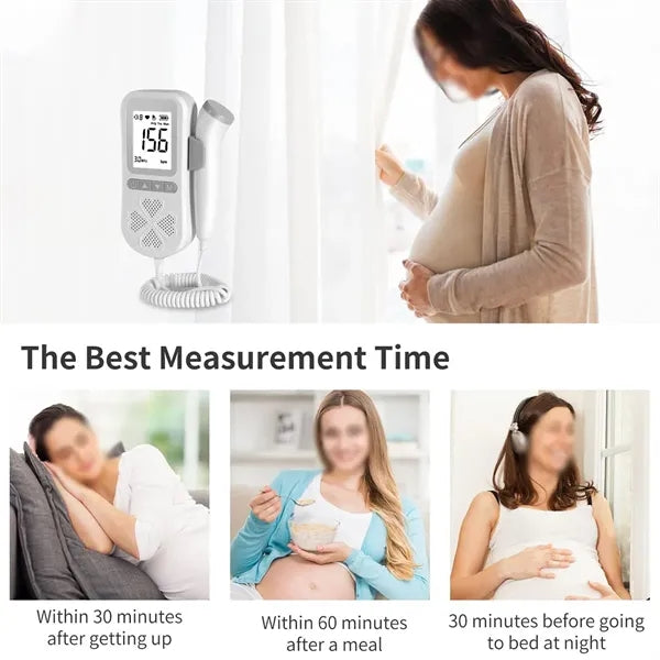 High-quality accurate home digital fetal heart rate monitor