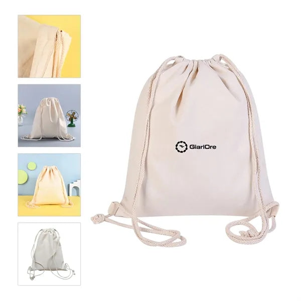 Durable Cotton Drawstring Tote Bags