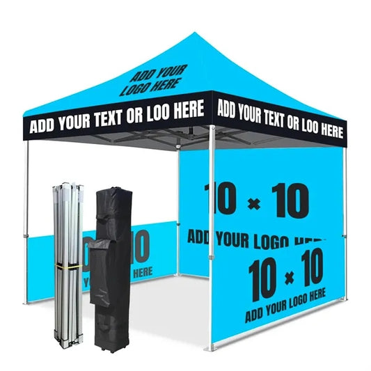 Custom 10x10 Canopy Tent with Logo for Outdoor Events