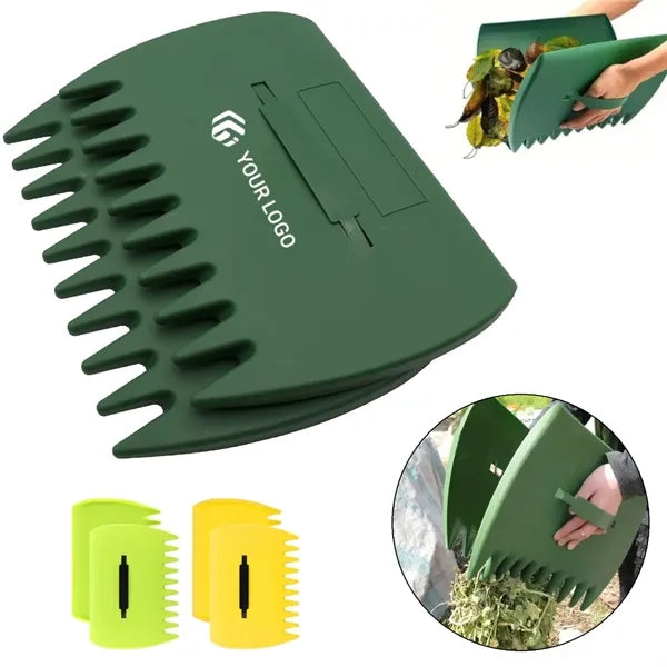 Durable yard garden work large leaf scoop hand rakes grabber