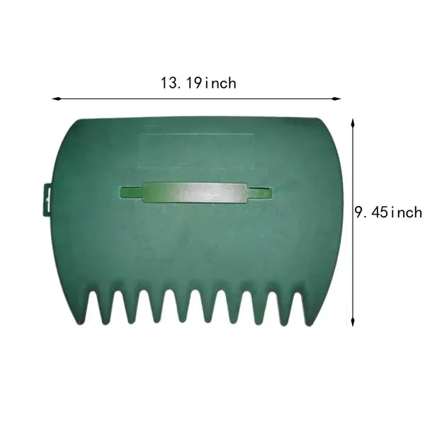 Durable yard garden work large leaf scoop hand rakes grabber