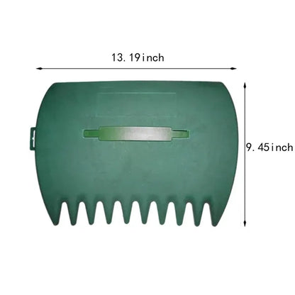 Durable yard garden work large leaf scoop hand rakes grabber