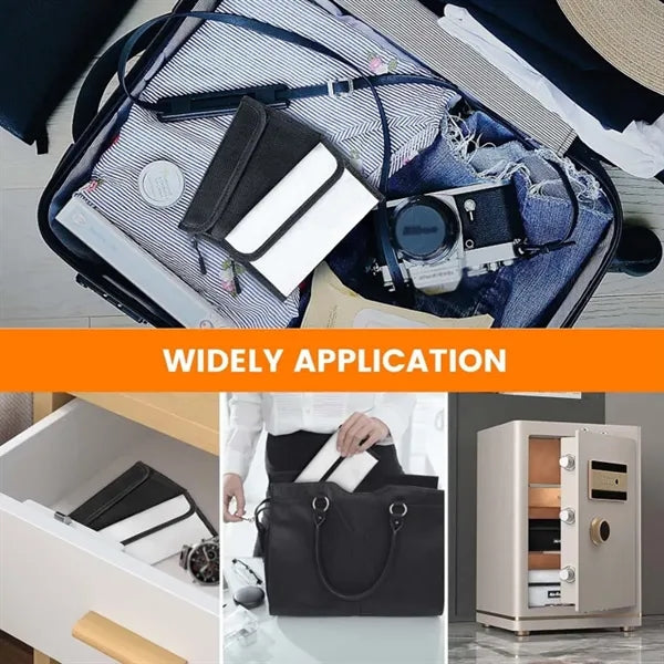 Durable Fireproof Waterproof Travel Passport Document Bag