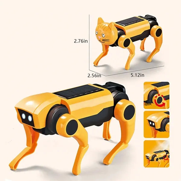 Intelligent Educational Toy Electronic Pet Solar Robot Dog