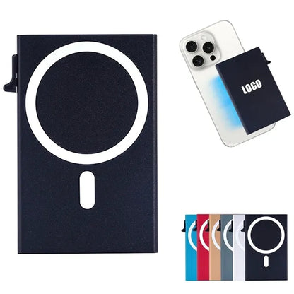 Slim Minimalist Magnetic Card Holder Wallets